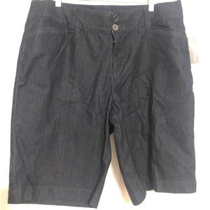Denim walk shorts
